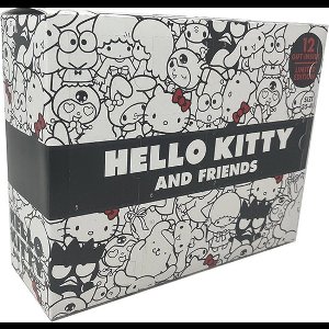 Hello Kitty And Friends - Sokken in Cadeau Box - Geschenk Verpakking - 12 paar - Maat 35 - 41