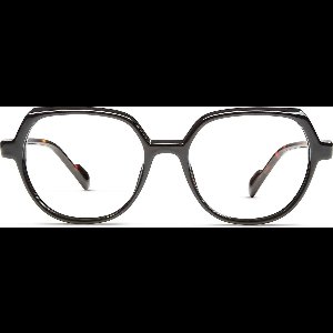 Nordic Projekt Avesta Leesbril +3.00 Zwart met tortoise poot - groot modern montuur