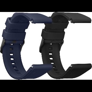 2x Horlogebandjes compatibel met Withings ScanWatch 42mm / Steel HR 40mm - Activity tracker bandjes in - Kwmobile .