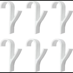 Go Go Gadget - Handoekhouders - Radiatorhouders - Handdoek ophanger - 1 set van 6 stuks - Wit