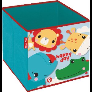 Fisher-price Opbergbox Animals 31 X 31 X 31 Cm Blauw/groen