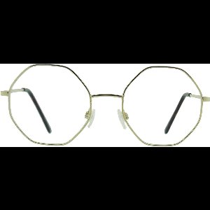 Noci Eyewear ACG018 Goldy leesbril - sterkte +1.00 goudkleurig gehoekt frame - inclusief opbergpouch