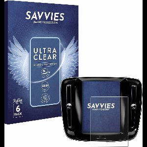Savvies - Screenprotector voor Volvo XC40 Sensus Connect 8.7" 2018-2020 - Folie Beschermfolie transparant 6 Stuks