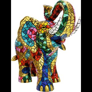 Carnaval Olifant (vijf groottes)