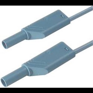 SKS Hirschmann MLS WS 25/1 bl Veiligheidsmeetsnoer Banaanstekker 4 mm Banaanstekker 4 mm 25.00 cm Blauw 1 stuk(s)