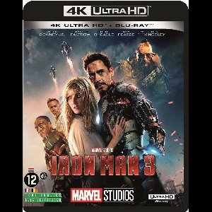 Iron Man 3 (4K Ultra HD Blu-ray) (Import geen NL ondertiteling)