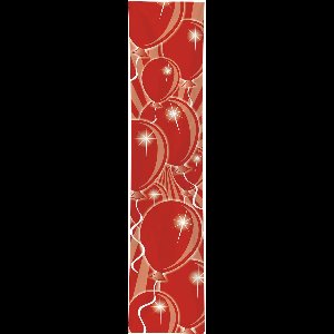 Banier rode ballonnen - 3 meter