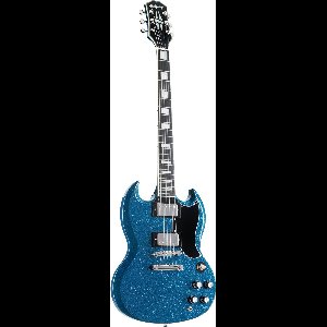 Epiphone SG Custom Brunswick Blue Sparkle - Double Cut modellen
