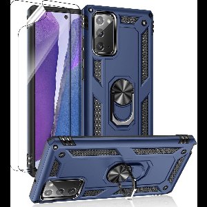 Samsung Note 20 Ring Cover Blue Color | Phone Case