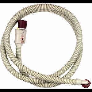 WPRO 481953028925 Toevoerslang Met Waterslot 3/4'' Recht - 3/4'' Gehoekt 90 °c 1.50 M
