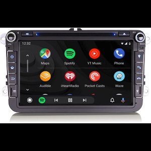 Carplay autoradio voor Skoda Octavia Fabia Rapid Yeti Superb Roomster | 2006 t/m 2017 | Android 12 | Draadloos Apple Carplay & Android auto | 4GB + 64GB | 8-Core processor | Cartronix | 2025 model | Bluetooth & Wifi
