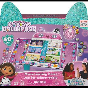 Gabby's Poppenhuis - Bordspel - Met 4 kattenoorhoofdbanden - Gabbys Poppenhuis