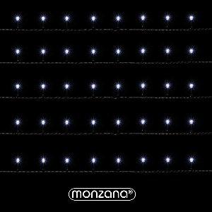 Monzana Lichtsnoer Kerst 200 LED´S - IP44 20m - Koud Wit