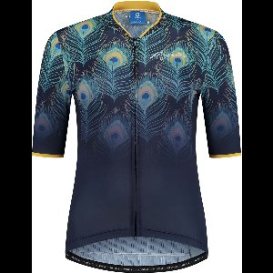 Rogelli Animal Fietsshirt - Korte Mouwen - Dames - Groen, Geel - Maat L