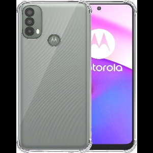Telefoonhoesje Geschikt voor Motorola Moto E30 / E40 Transparant - Shockproof TPU Siliconen Case met Stootrand Doorzichtig - Smartphonica geschikt voor Motorola Moto E30;Motorola Moto E40