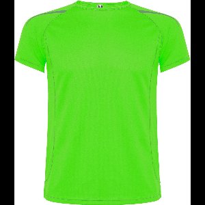 2 Pack Sportshirt unisex Sepang 150 gram merk Roly maat L Limoengroen