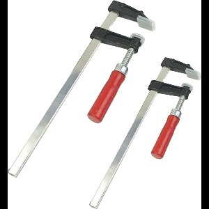 Snelspan lijmklemmen set - 2x - verzinkt staal - bereik 200 en 250 mm - lijmtang