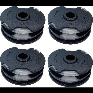 Spoel van draadtrimmer vervangingsdraad TLP-01 geschikt voor Parkside Lidl bosmaaier PRTA 20-Li A1 B2 C3 PRT 550 A1 A3 Ø 1,65 mm lengte 2x4 m - Set van 4 spoelen