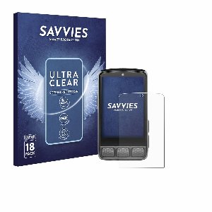 Savvies - Screenprotector voor Wahoo Elemnt Roam V3 - Folie Beschermfolie transparant 18 Stuks