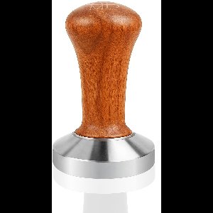 Adore Maison Barista Tamper - 58 mm – Bruin – Houten Koffieverdeler voor Espresso – Hoogwaardige Koffiestamper voor Perfecte Extractie en Smaak