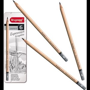 Bruynzeel Expression blik 6 grafietpotloden HB t/m 8B