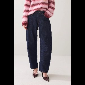 4s2849-5185 Jeans cocoon leg Twill comford denim