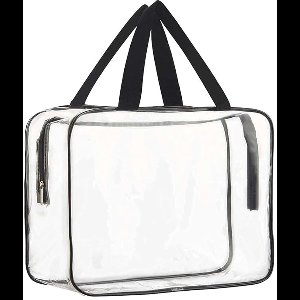 Toy Storage Bags Clear Makeup Bags Large Toy Storage Bags with Waterproof Transparent Cosmetic Bags Portable Travel Luggage Small Clear Handbag Handbag Travel