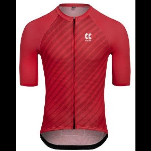 Kalas Motion Z4 Spinn Korte Mouw Wielertrui Rood M Man