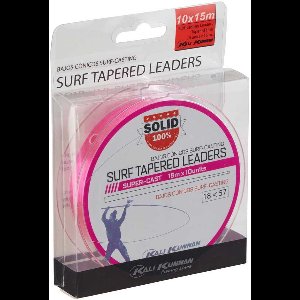 Kali Kunnan Solid Surf 15 M Taps Toelopende Onderlijn Roze 0.200-0.570 mm