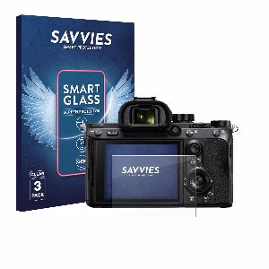 3 Stuks Savvies Screenprotector - geschikt voor Sony Alpha 7 III / 7R II / 7S II - beschermfolie glas transparant