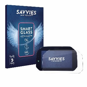3 Stuks Savvies Screenprotector - geschikt voor BMW R 1300 GS TFT 6.5" - beschermfolie glas transparant