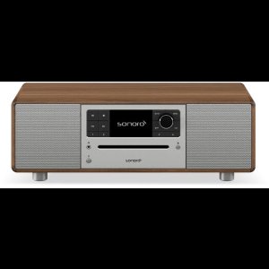 SONORO Prestige 2025 All-in-One-Muzieksysteem - Walnoot/Zilver