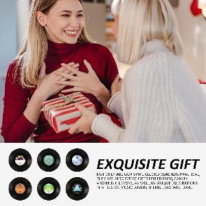 Vintage vinyl onderzetters set - 6 delig - tafel bescherming - retro design - DJ cadeaus