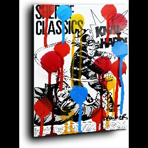 Knal hard pow - Meerdere kleuren - Plexiglas 140 x 200