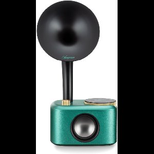 Sangean CP-100D Gramophone Tafelradio DAB+, FM AUX, Bluetooth, DAB+, FM, USB Touchscreen, Herlaadbaar Turquoise
