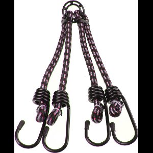 Bibia Spinbinder 4-armig 10 Mm 60 Cm Zwart/rood