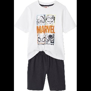 Vertbaudet Tweekleurige pyjashort voor jongens Marvel® Avengers