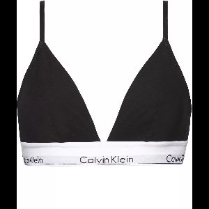 Calvin Klein dames Modern Cotton triangel bra - triangel BH - zwart