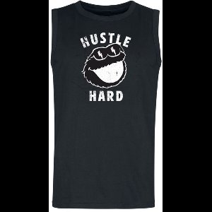 Sesame Street Cookie Monster - Hustle Hard Heren Tanktop - zwart - 3XL