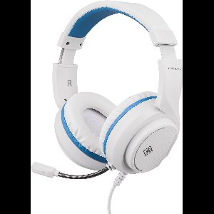 Deltaco GAM-127-W Gaming Headset - PS5 - 3.5mm Connector - Wit/Blauw