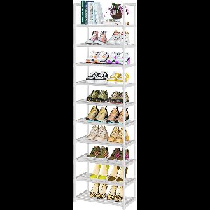 Shoe Rack - Robust Metal Organiser for Cabinets, Narrow Spaces