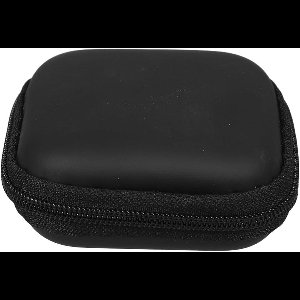 Zeynomax - Kabel Hoofdtelefoon Case Zwart Draagbaar Outdoorgebruik - Compatibel met Oordopjes en Mobiele Tas - SD Oortelefoon Tassen - Diverse Kleuren - Opberghoes voor Hoofdtelefoon - Duurzaam Materiaal