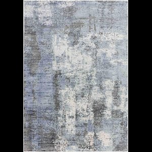 Easy Living - Gatsby-Navy Vloerkleed - 200x290  - Rechthoek - Laagpolig Tapijt - Industrieel - Blauw, Grijs