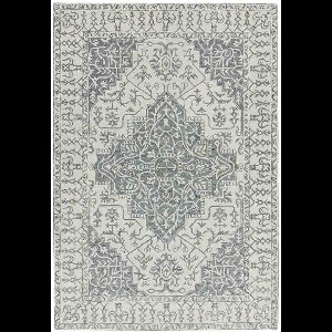 Easy Living - bronte-fine-Loop-Rug-Silver-Grey Vloerkleed - 200x290  - Rechthoek - Laagpolig,Vintage Tapijt - Klassiek - Beige, Grijs