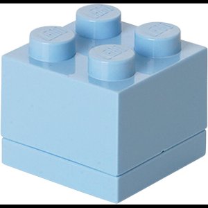 Lego - Opbergbox Mini Brick 4 - Polypropyleen - Blauw -