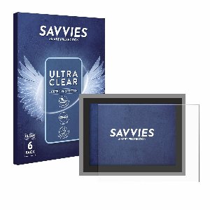 Savvies - Screenprotector voor Megger MFT-X1 - Folie Beschermfolie transparant 6 Stuks
