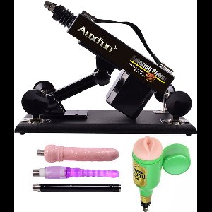 Pakket Stormi Seksmachine Auxfun Basic Met 4 opzetstukken