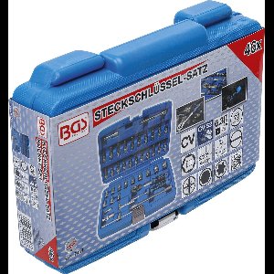 BGS Dopsleutelset imperial 1/4 46 delig