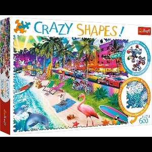 Trefl Trefl - Puzzels - 600 Gekke Vormen" - Miami Beach"