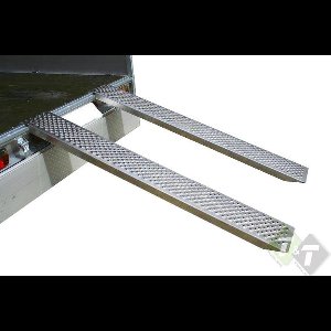 Oprijplaat 150cm aluminium, set, 1500mm x 210mm x 40mm (L x B x H), max belasting 200KG